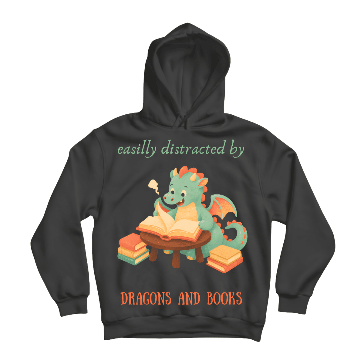 easily distracted by dragons and books